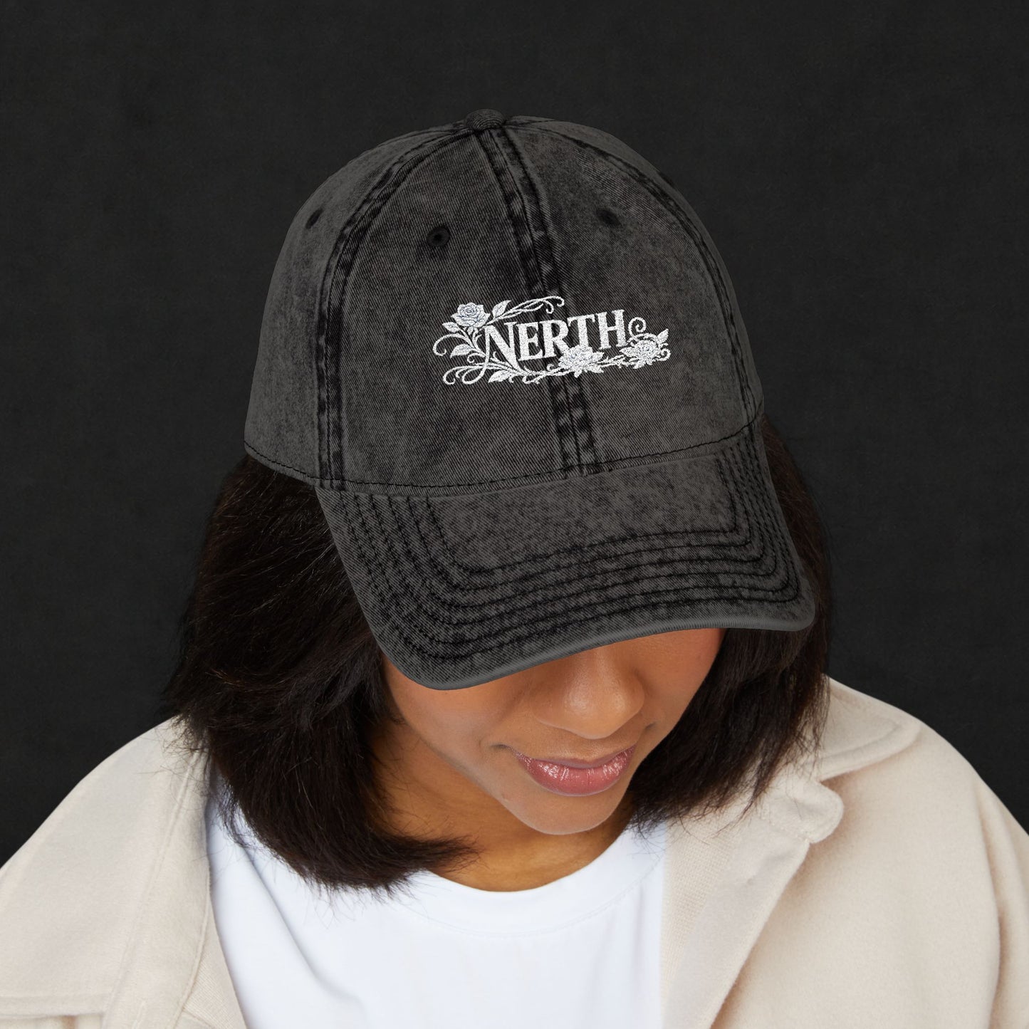Washed out hat - Nerth embroided Design