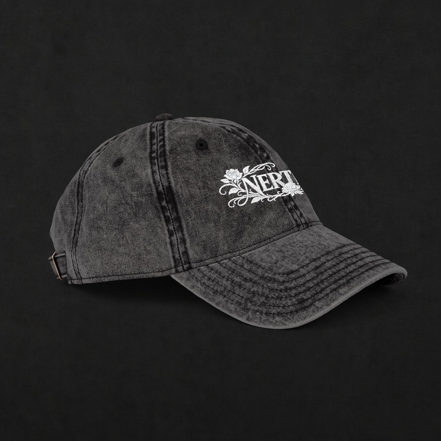 Washed out hat -  Nerth embroided Design