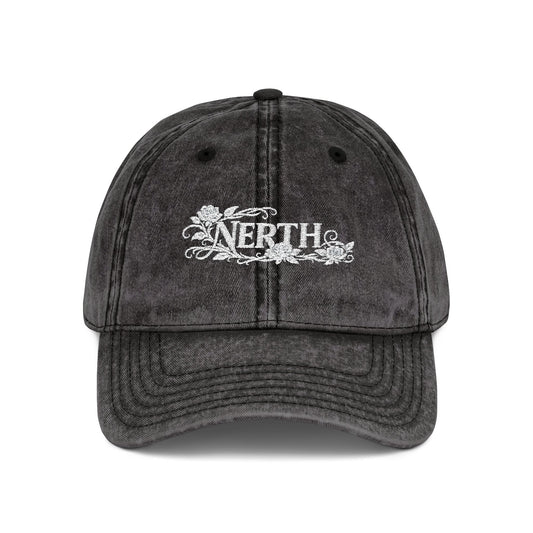 Washed out hat -  Nerth embroided Design