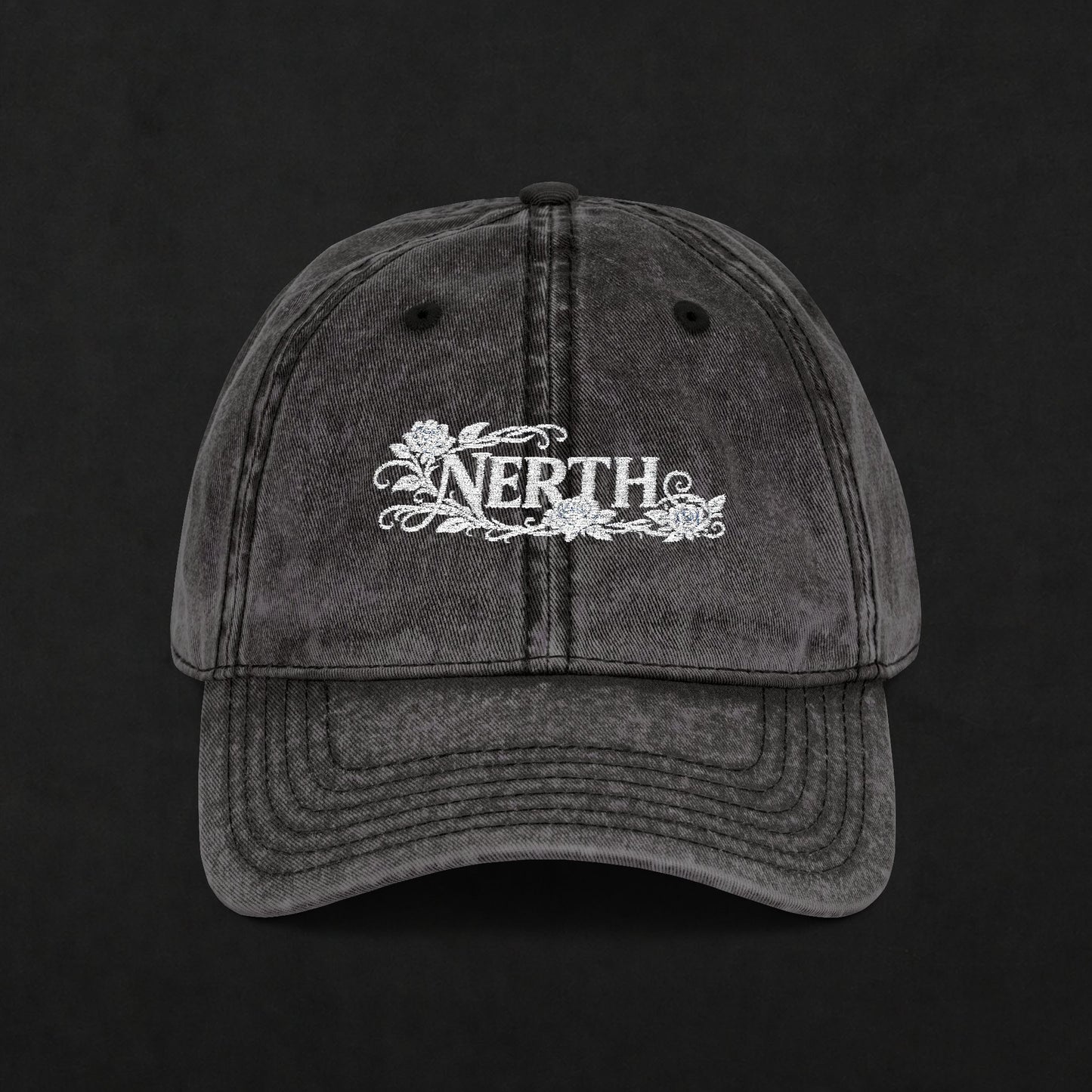 Washed out hat -  Nerth embroided Design