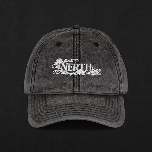 Washed out hat -  Nerth embroided Design