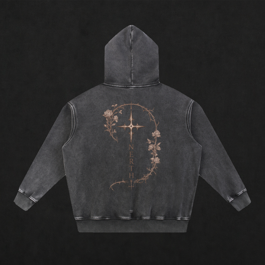 Dark Bloom Oversize Hoodie