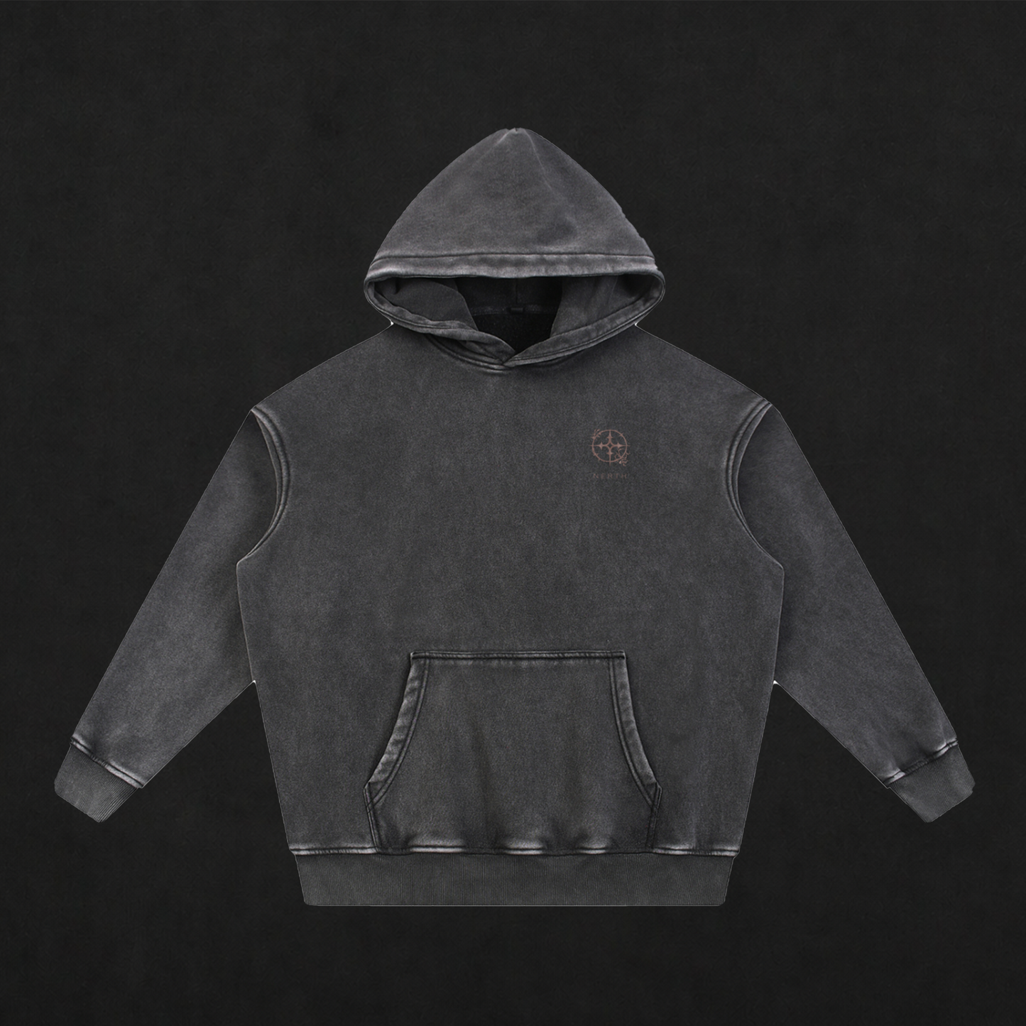 Dark Bloom Oversize Hoodie